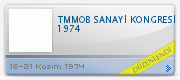 TMMOB SANAYİ KONGRESİ 1974