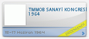 TMMOB SANAYİ KONGRESİ 1964